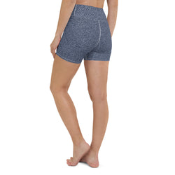 Faux Denim Yoga Shorts