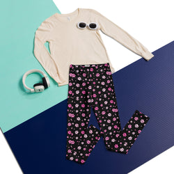 SHE REBEL - Doggy Paw Print Youth Leggings (Girls' Sizes 8 - 20)