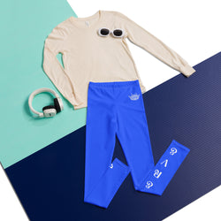 MKV Youth Leggings in Azure Radiance
