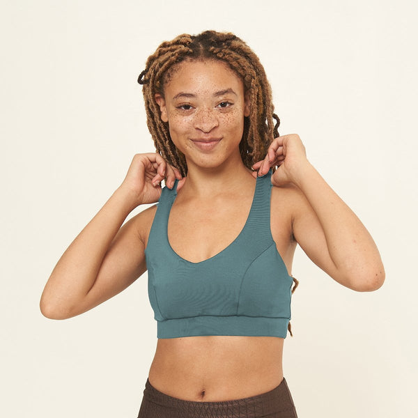 LOLA GETTS - Classic Performance Bra Top- Agave Solid