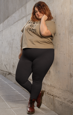 Midnight Black Leggings | Plus Size