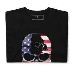 American Flag Skull Tee