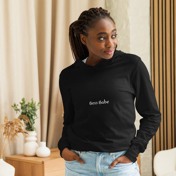 BOSS Babe Hooded Long Sleeve Tee | Available in 2 Colors