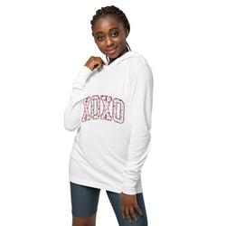 XOXO Valentine's Hooded Long Sleeve Tee