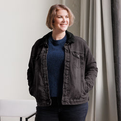 Unisex BOSS Denim Sherpa Jacket