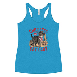 Childless Cat Lady Racerback Tank
