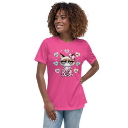 Grumpy Kitty Valentine's Graphic Tee