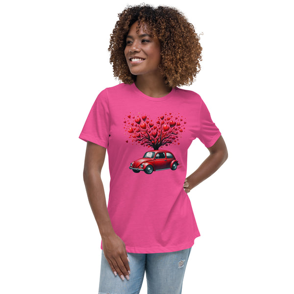 Hearts Tree Volkswagen Bug Tee | Available in 3 Colors