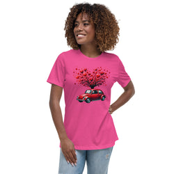 Hearts Tree Volkswagen Bug Tee