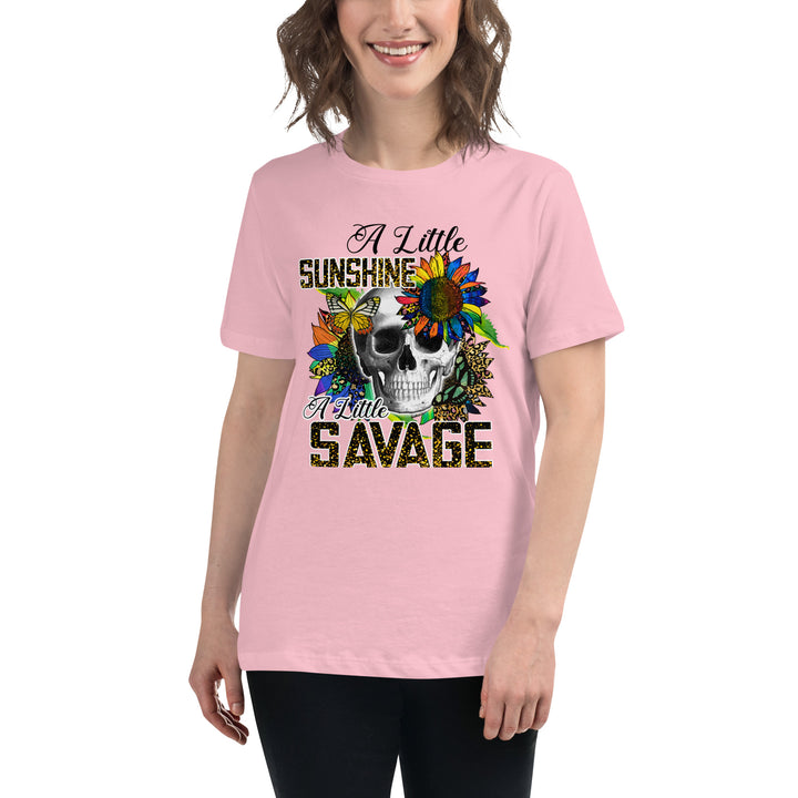 Pink Front Savage Crop Top