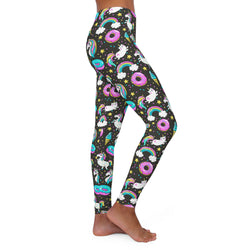Caticorn Unicorn Donut Leggings