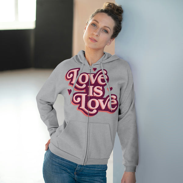Love is Love Zip Hoodie | 2 color options