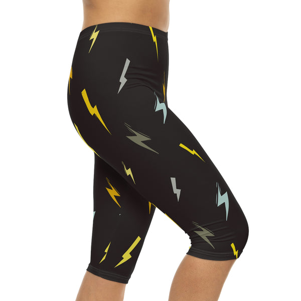 SHE REBEL - Stormy Night Capri Leggings