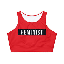 SHE REBEL - FEMINIST Sports Bra