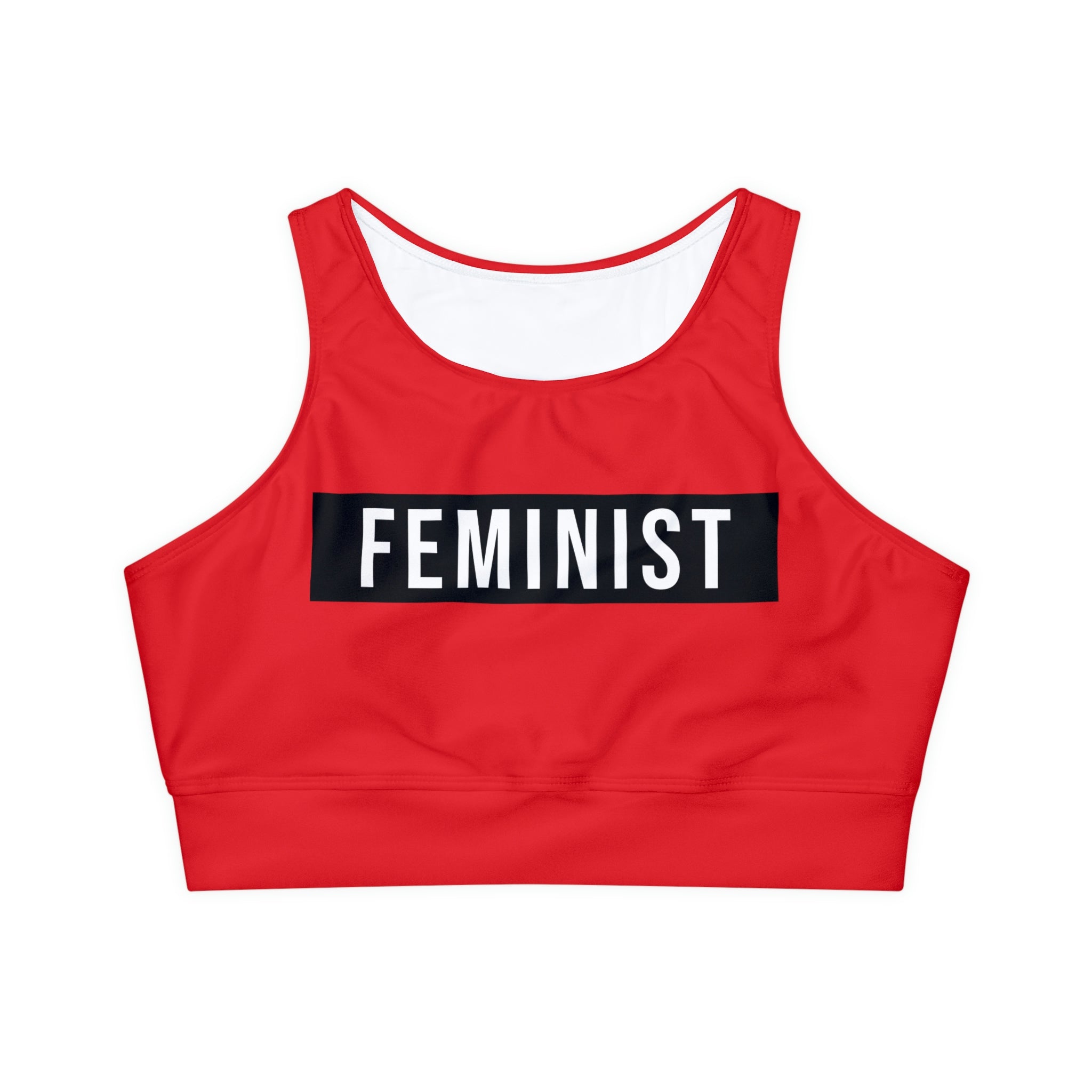 SHE REBEL - FEMINIST Sports Bra