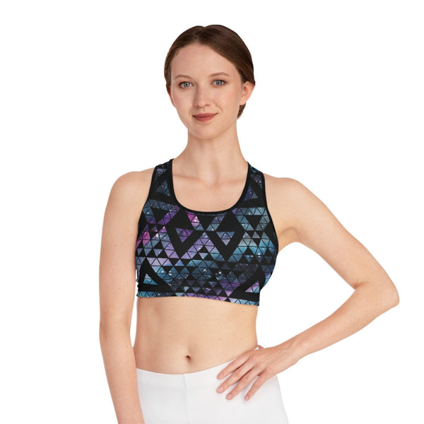 SHE REBEL - Galaxy Print Sports Bra