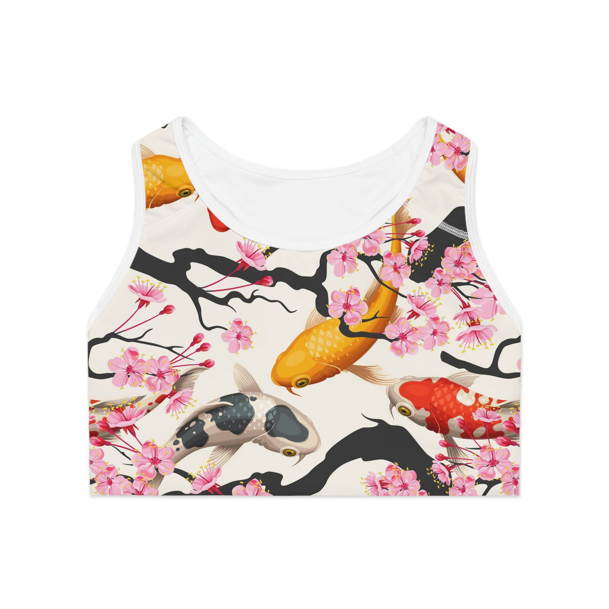 Koi Pond Sports Bra