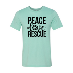 Peace Love Rescue Tee
