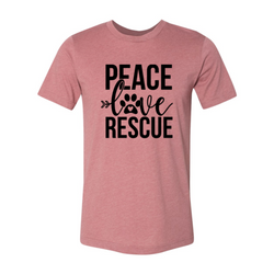 Peace Love Rescue Tee
