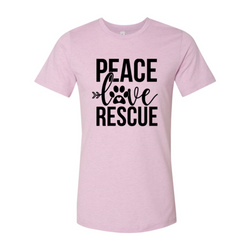 Peace Love Rescue Tee