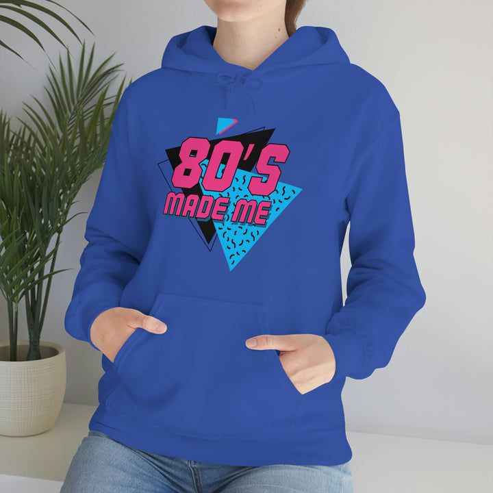 Retro Unisex Hoodie Blue