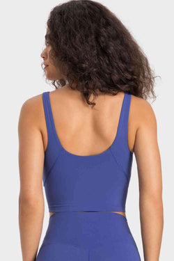 SHE REBEL - Deep V-Neck Crop Sports Bra | Available in 5 Colors