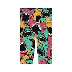 Shark Bite Capri Leggings