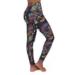 SHE REBEL - Flying Dragon Yoga Leggings