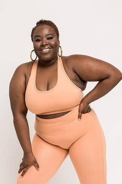 Classic Venus Sports Bra in Peach