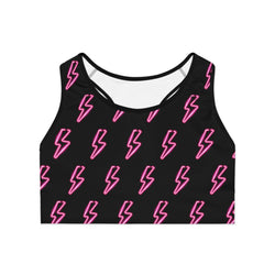 Neon Pink Empower Sports Bra