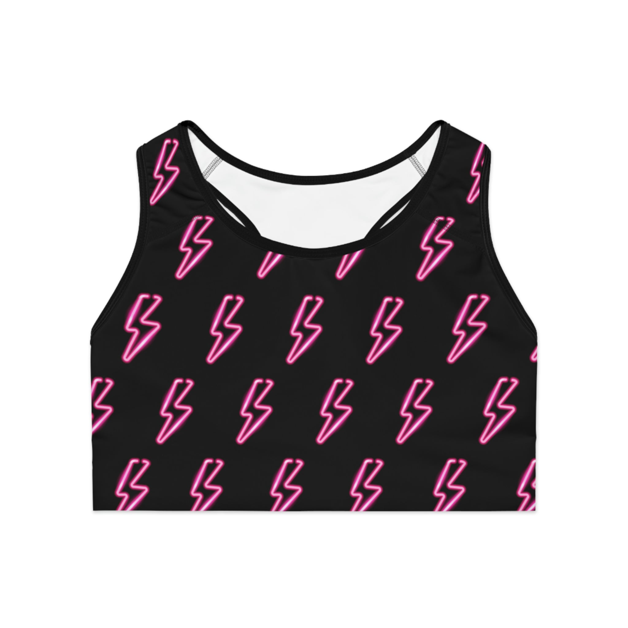 Neon Pink Empower Sports Bra