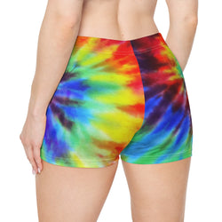 Multicolored Tie Dye Shorts