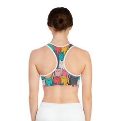 Kitties Galore Sports Bra