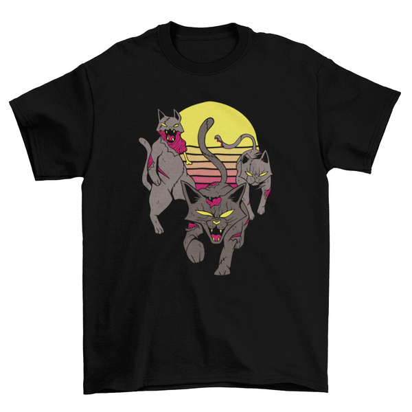 Cool Cat Zombies Tee | Available in 5 colors