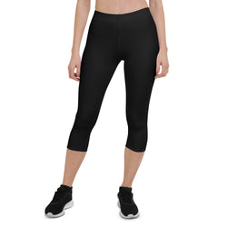 Basic Black Capri Leggings
