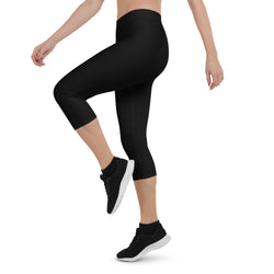 Basic Black Capri Leggings