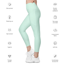 Peppermint Leggings with Pockets | All Sizes