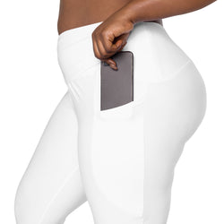 Snow White Leggings with Pockets | All Sizes