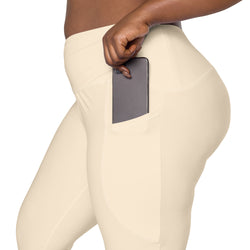 Papaya Whip Leggings with Pockets | All Sizes