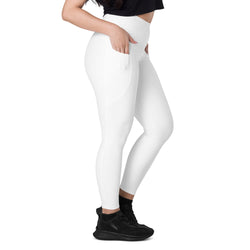 Snow White Leggings with Pockets | All Sizes