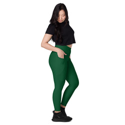 Forest Green Leggings with Pockets | Size Inclusive