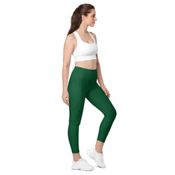 Forest Green Leggings with Pockets | Size Inclusive