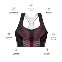 Galactic Vibes Longline Sports Bra