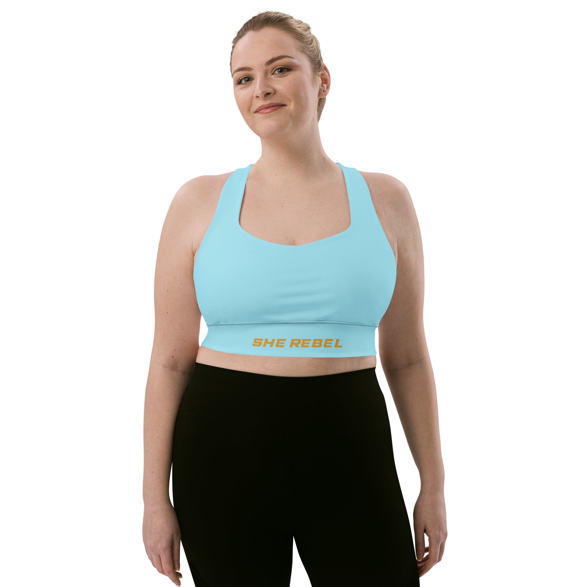 SHE REBEL - Blizzard Blue Sports Bra