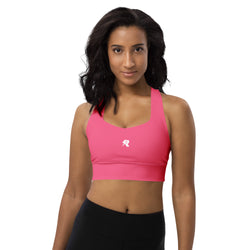 Brink Pink Longline Sports Bra