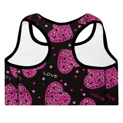 Luv Hearts Sports Bra