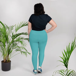 Viking Blue Love Leggings | Plus Size