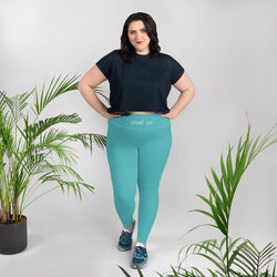 Viking Blue Love Leggings | Plus Size
