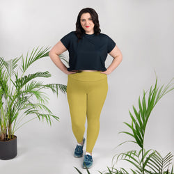 Old Gold Leggings | Plus Size