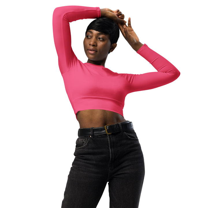 Brink Pink Crop Top UPF 50+